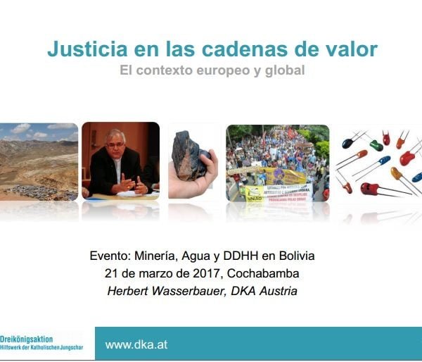 Justicia en cadenas de valor. El contexto europeo y global. Justicia en cadenas de valor. El contexto europeo y global.