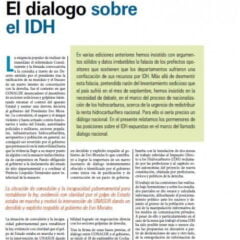 El dialogo sobre el IDH (Petropress 12, octubre 2008)