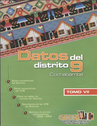 Datos de la zona sur. Distrito 9