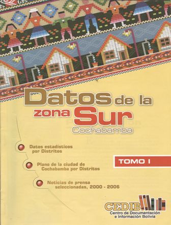 Datos de la zona sur de Cochabamba