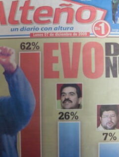 BoliviaPress 19 de diciembre 2005: Primera mirada a las Elecciones Generales del día 18 de diciembre