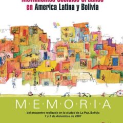 Memoria del Encuentro de movimientos sociales urbanos