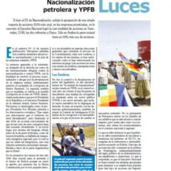 Nacionalizacion petrolera y ypfb, luces y sombras (Petropress 14, 03.09)