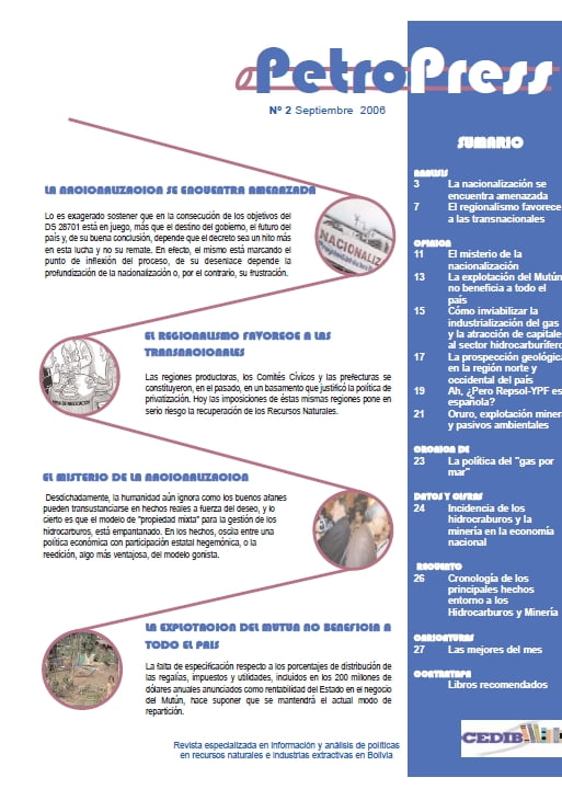 Petropress 2 | La nacionalización se encuentra amenazada