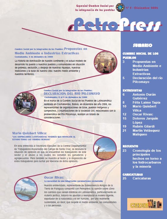 Petropress 5 | Cumbre Social por la integración de los pueblos