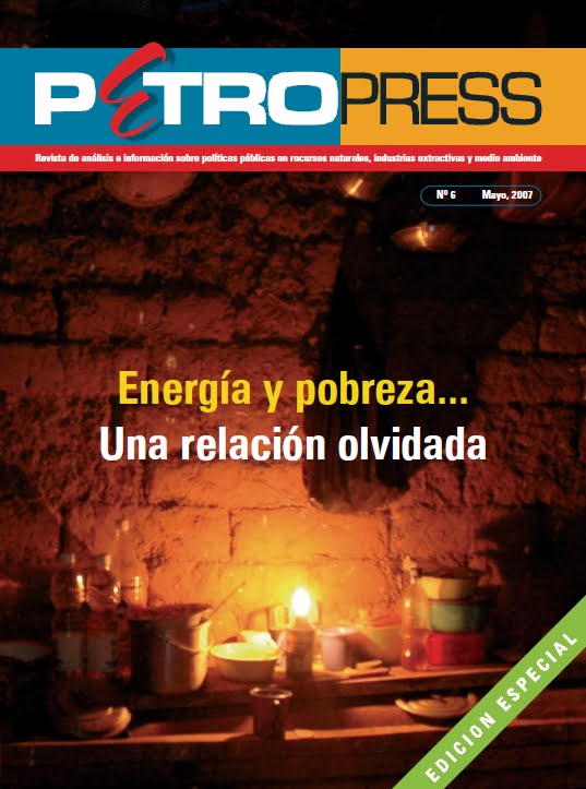 Petropress No.6: Energía y pobreza… una relación olvidada