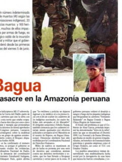 Baguá: Masacre en la Amazonia peruana (Petropress 15, 6.09)