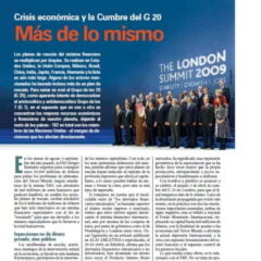 Petropress 15 | Crisis económica y la Cumbre del G20 más de lo mismo