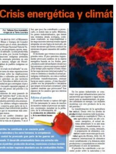 Petropress 16 | ¿Crisis energética y climática o crisis de paradigma?