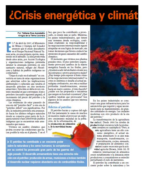 Petropress 16 | ¿Crisis energética y climática o crisis de paradigma?