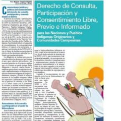 Derecho de Consulta, Participación y Consentimiento Libre, Previo e Informado para las Naciones y Pueblos Indígenas Originarios y Comunidades Campesinas (Petropress 16, 8.09)