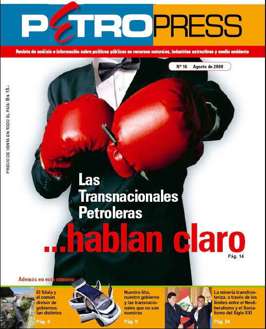 Petropress No.16: Las Transnacionales Pertoleras hablan claro