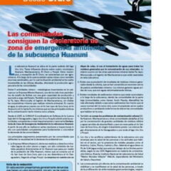 Petropress 17 | Las comunidades consiguen la declaratoria de zona de emergencia ambiental de la subcuenca Huanuni