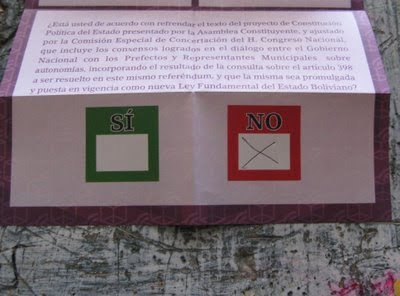 Dossier hemerográfico. Bolivia: Entre diálogos y consulas nacionales