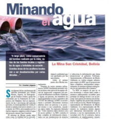 Minando el agua: Mina San Cristóbal (Petropress 18, 1.10)