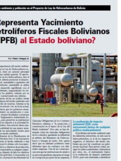 ¿Representa Yacimiento Petrolíferos Fiscales Bolivianos (YPFB) al Estado boliviano? (Petropress 18, 1.10)