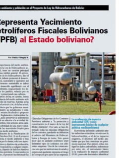 Petropress 18 | ¿Representa Yacimiento Petrolíferos Fiscales Bolivianos (YPFB) al Estado boliviano?