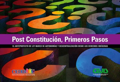 Post Constitución, Primeros Pasos | El Anteproyecto LMAD desde los derechos indígenas