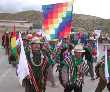 Declaración del encuentro de pueblos indígenas originarios campesinos y organizaciones sociales de Bolivia