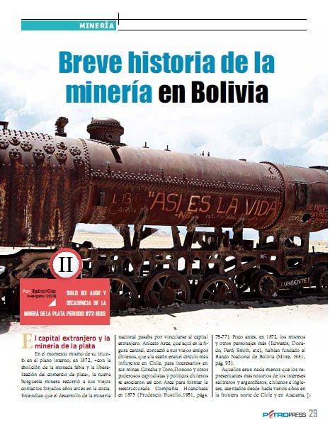 Petropress 27 | Breve historia de la minería en Bolivia