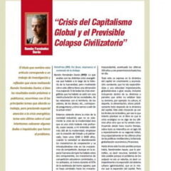 “Crisis del Capitalismo Global y el Previsible Colapso Civilizatorio” (Petroress 20, 6.10)