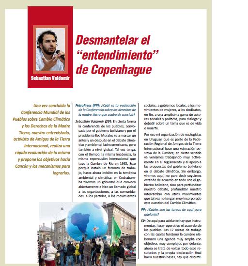 Petropress 20 | Desmantelar el entendimiento de Copenhague