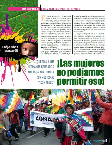 ¡Las mujeres no podíamos permitir eso! (Petropress 27, 11.11)