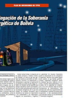 Plan de inversión de YPFB: La negación de la soberanía energética de Bolivia (Petropress 19, 5.10)