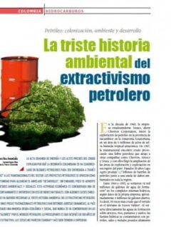 La triste historia ambiental del extractivismo petrolero (Petropress 25, junio 2011)