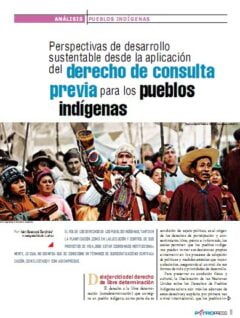 Perspectivas de desarrollo sustentable desde la aplicación del derecho de consulta previa para los pueblos indígenas (Petropress 26, 9.11)