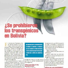 ¿Se prohibieron los transgénicos en Bolivia? (Petropress 26, septiembre 2011)