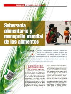 Soberanía alimentaria y monopolio mundial de los alimentos (Petropress 26, 9.11)