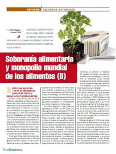 Soberanía alimentaria y monopolio mundial de los alimentos II (Petropress 27, 11.11)