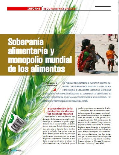 Petropress 26 | Soberanía alimentaria y monopolio mundial de los alimentos