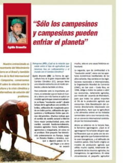 “Sólo los campesinos y campesinas pueden enfriar el planeta” (Petroress 20, 6.10)