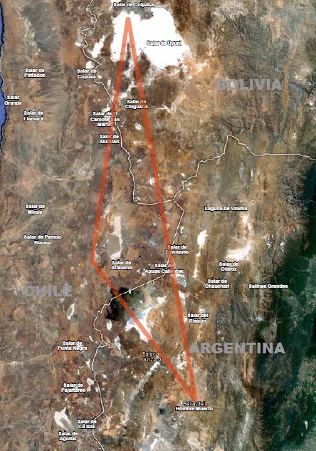 argentina, litio1 El Litio en la realidad geopolítica Sudamericana (Petropress 19, 5.10)