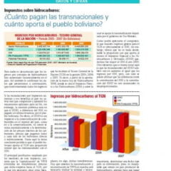 ¿Cuánto pagan las transnacionales y cuánto aporta el pueblo boliviano? (Petropress 8, marzo 2008)