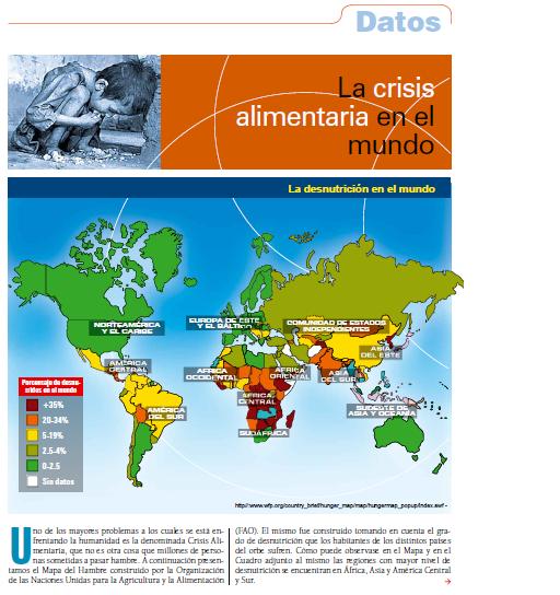 Datos: La crisis alimentaria en el mundo (Petropress 11, agosto 2008)