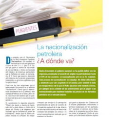 Petropress 8 | La nacionalización petrolera ¿A dónde va?