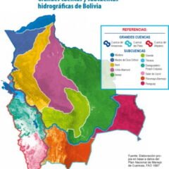 Grandes cuencas y subcuencas hidrográficas de Bolivia