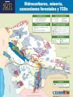 Hidrocarburos, minería, concesiones forestales y TCOs