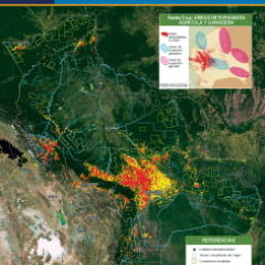 Deforestación, concesiones forestales y TCOs (satelital)