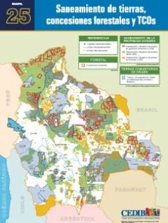 Sanemiento de tierras, concesiones forestales y TCOs