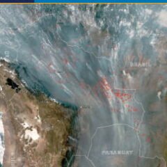 Focos de calor y contaminación ambiental (satelital)