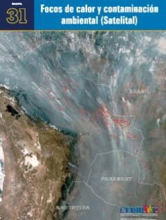 Focos de calor y contaminación ambiental (satelital)