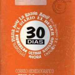 30 Días. Correo hemerográfico. (Julio a diciembre1992)