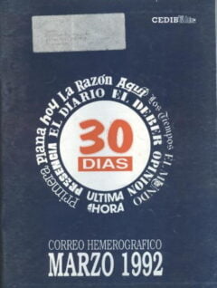 30 Días. Correo hemerográfico (Marzo 1992)