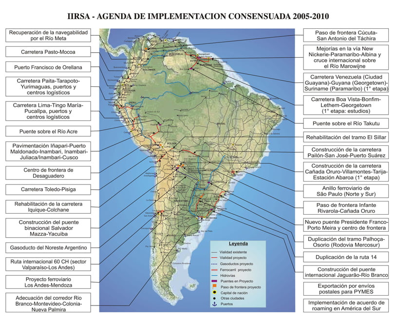 IIRSA – Agenda de implementación consensuada 2005-2010