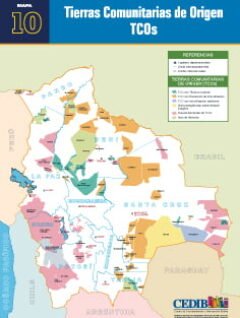 Mapa Tierras Comunitarias de Origen – TCOs