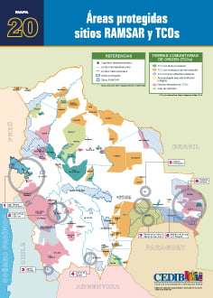 Áreas protegidas sitios Ramsar TCOs